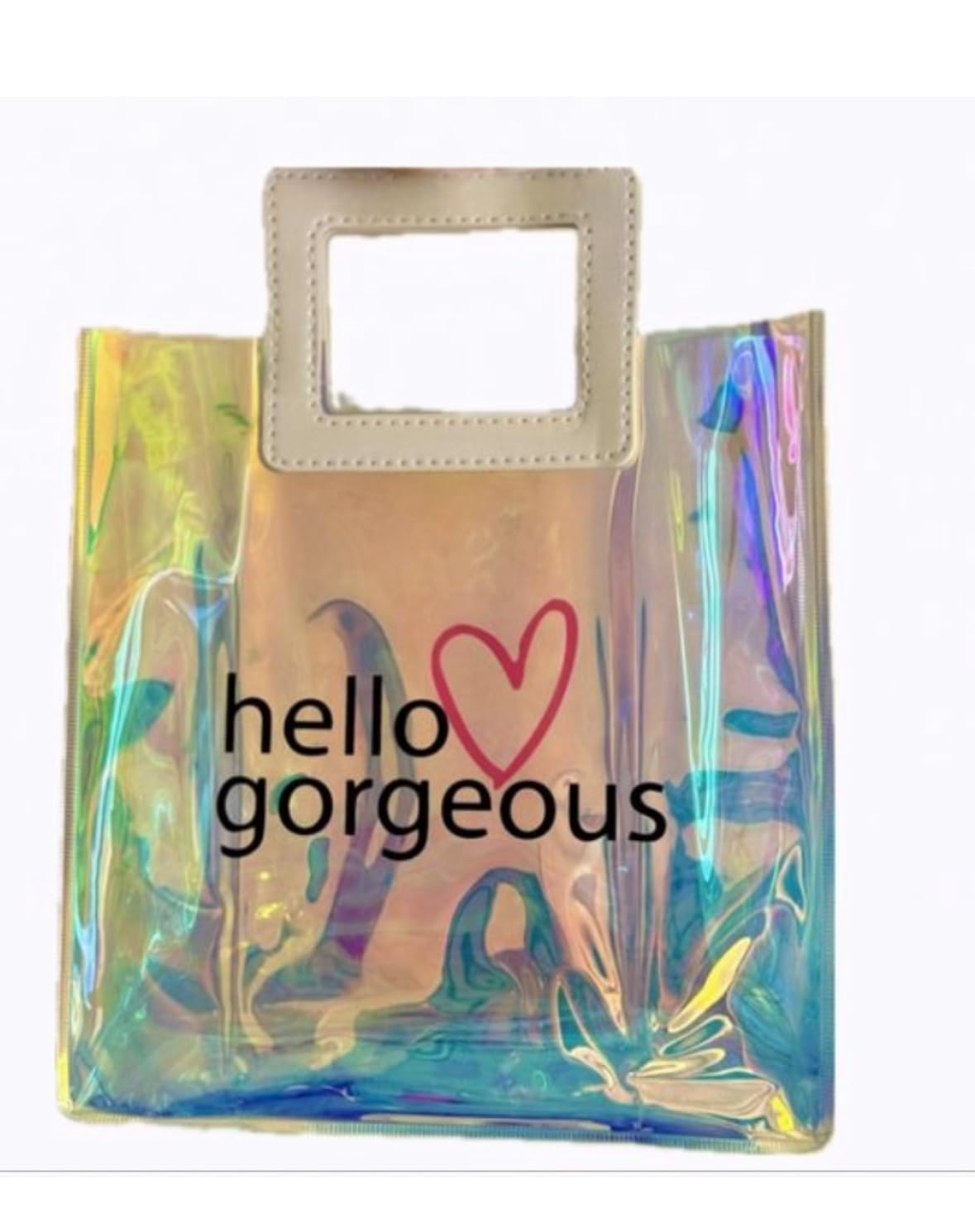 White Barn - Bath and Body Works - Gift Set 2 Piece Bundle - with Gift Bag HELLO GORGEOUS (Strawberry Pound Cake)