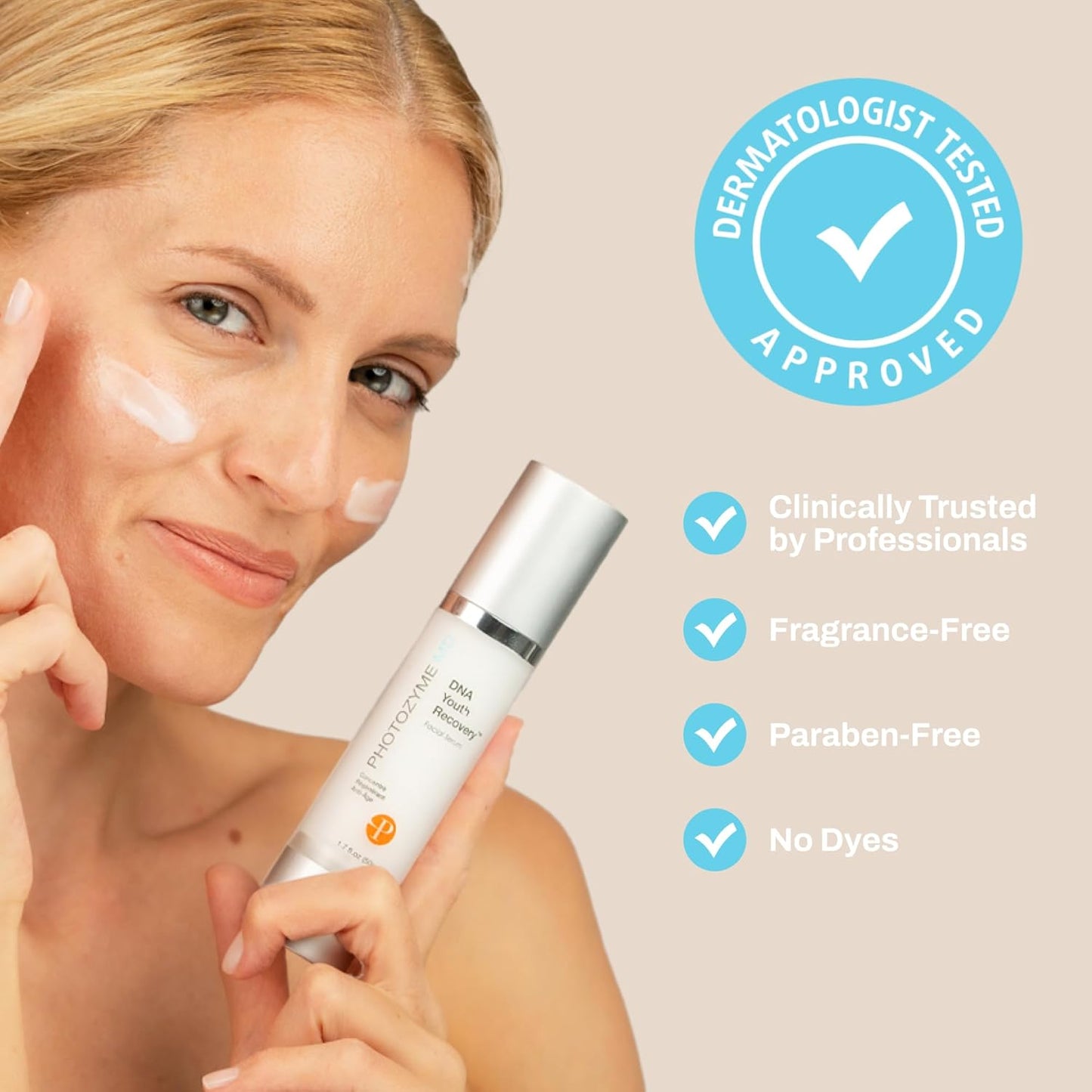 Photozyme DNA Youth Recovery Facial Serum | 0.5 Fl Oz