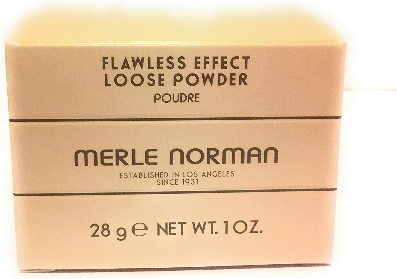 MERLE NORMAN FLAWLESS EFFECT LOOSE POWDER 1 OZ. - BARELY THERE