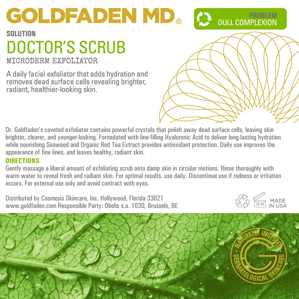 GOLDFADEN MD Duo Kit Bright Eyes and Doctors Scrub for Radiant Healthy Looking Skin