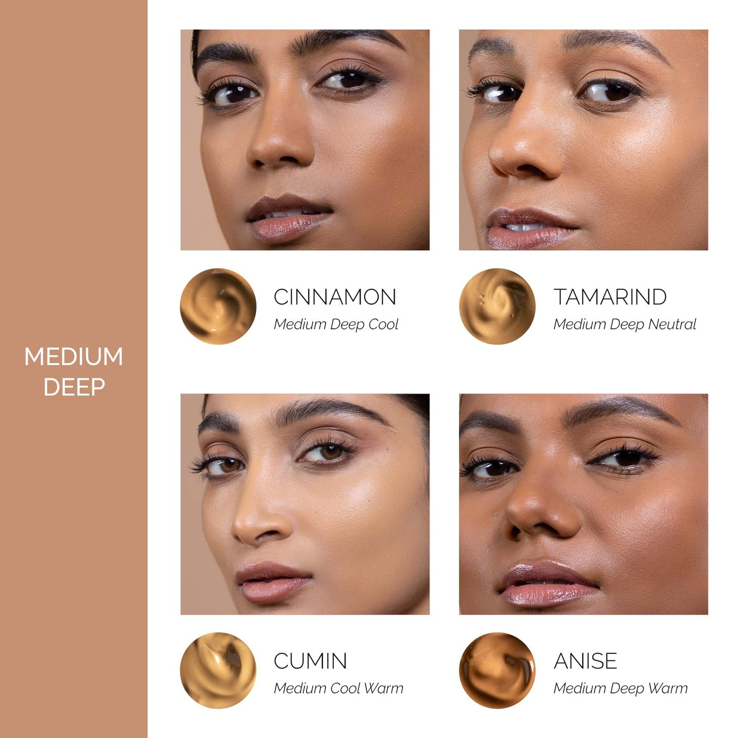 OFIR Skin Satin Medium Coverage Foundation | Buildable, Non-Creasing Finish | Vegan, Cruelty-Free, Paraben-Free Makeup | Blue Light Protection | 1 FL OZ (Anise - Medium Deep Warm)