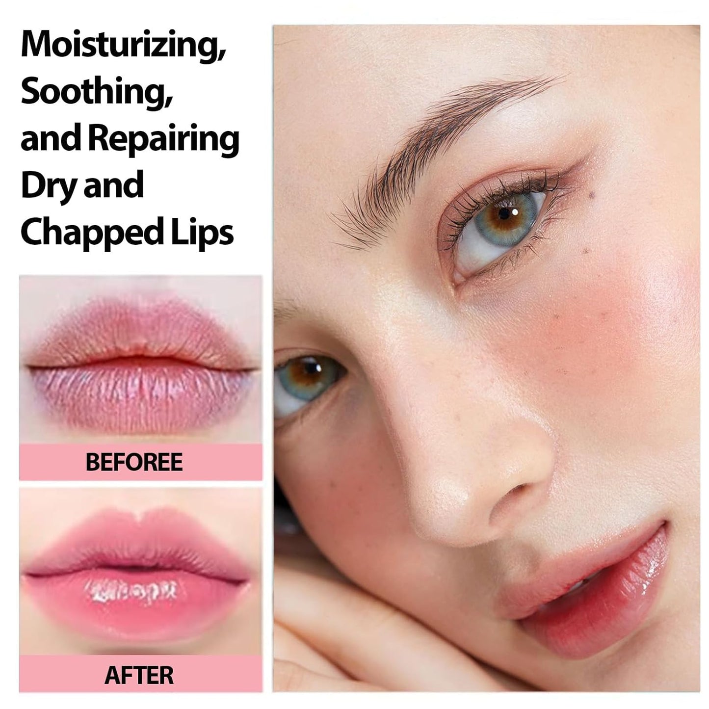 Yopela 5 Pack Tinted Lip Balm With Glitter Powder Stocking Stuffers Tinted Chapstick - Moisturizing Lip Balm with Shimmer - Lipstick Set - Assorted Colors and Favors Valentine's Gift