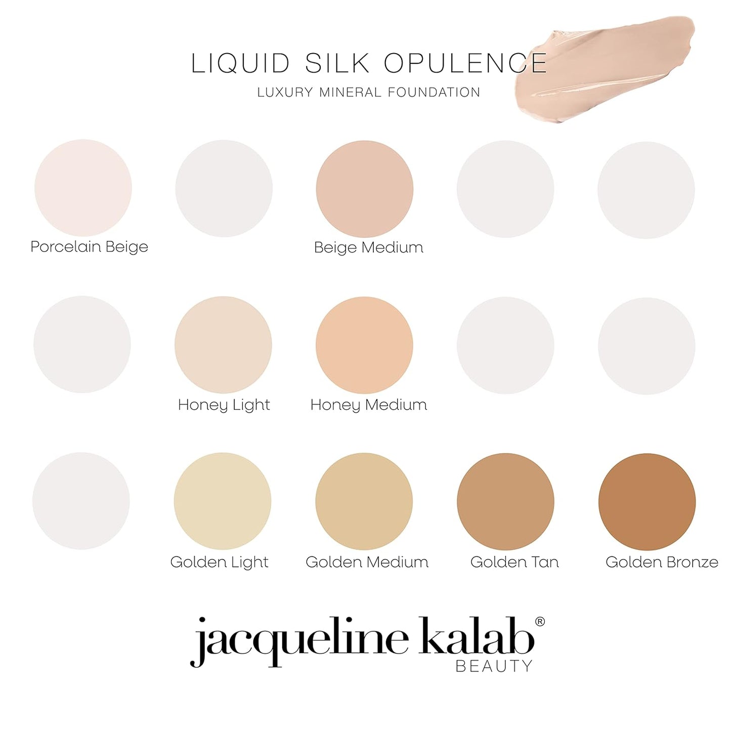 Liquid Silk Opulence Luxury Mineral Foundation HONEY MEDIUM