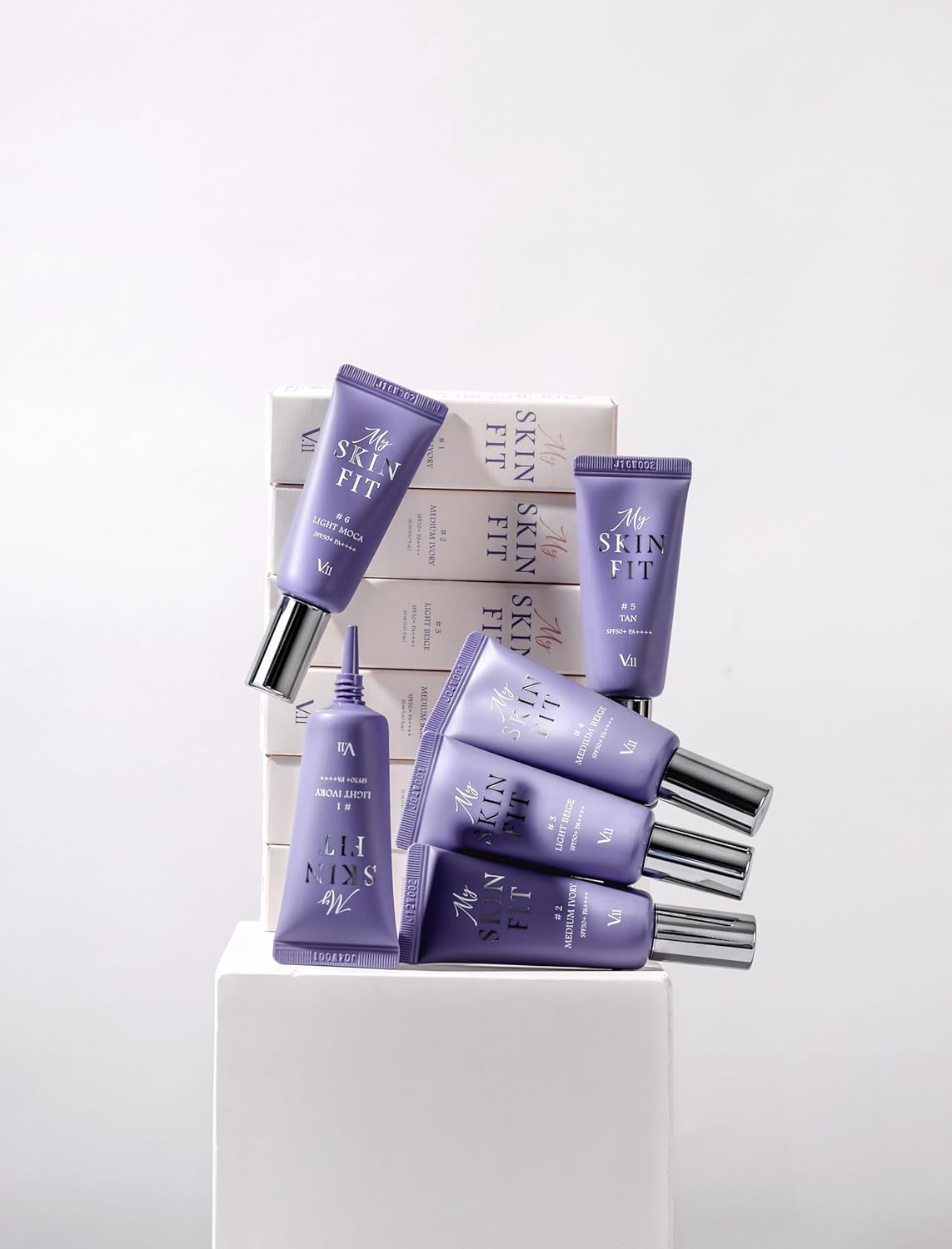 My Skin Fit BB Cream, Light Moca, Anti-Aging Adenosine & Collagen Booster, 0.67 fl.oz