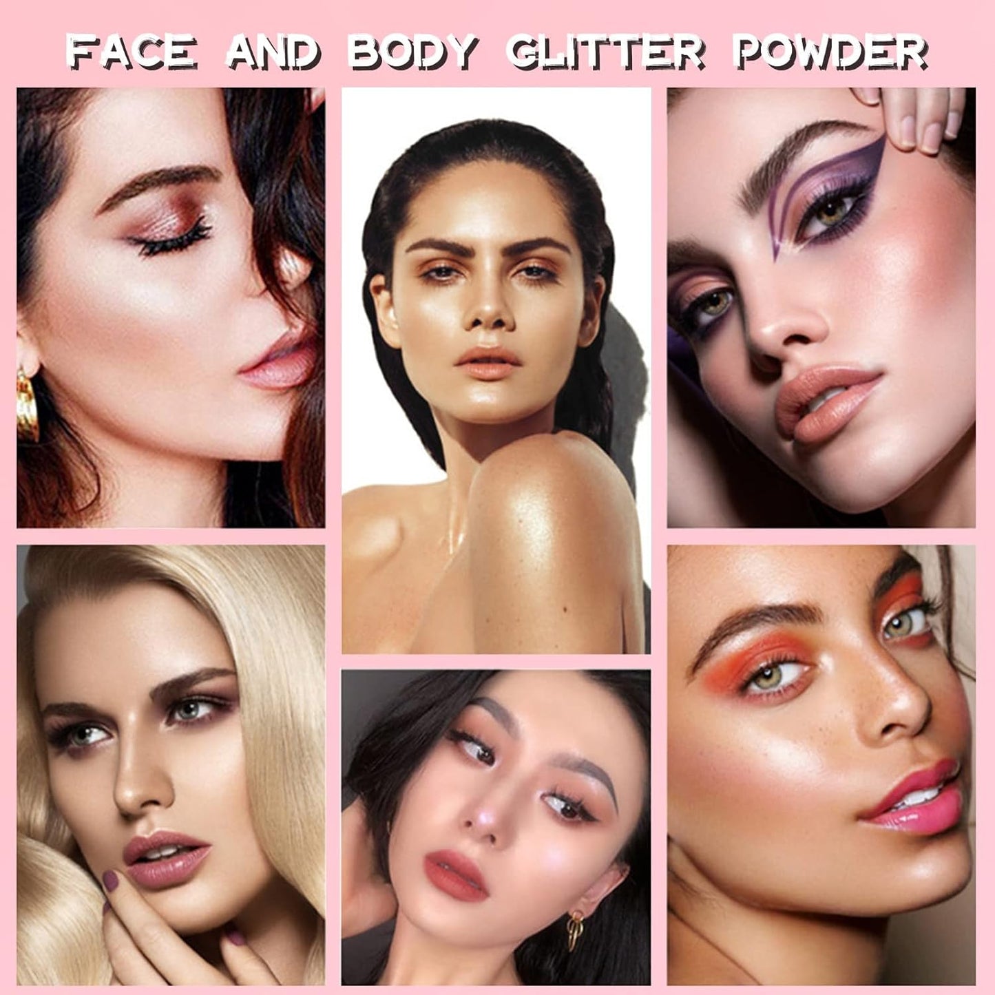 Polvo De Hadas Fairy Highlight Patting Powder Body Brightens the Natural Three-dimensional Patting Powder Blusher (03# Golden Brown)