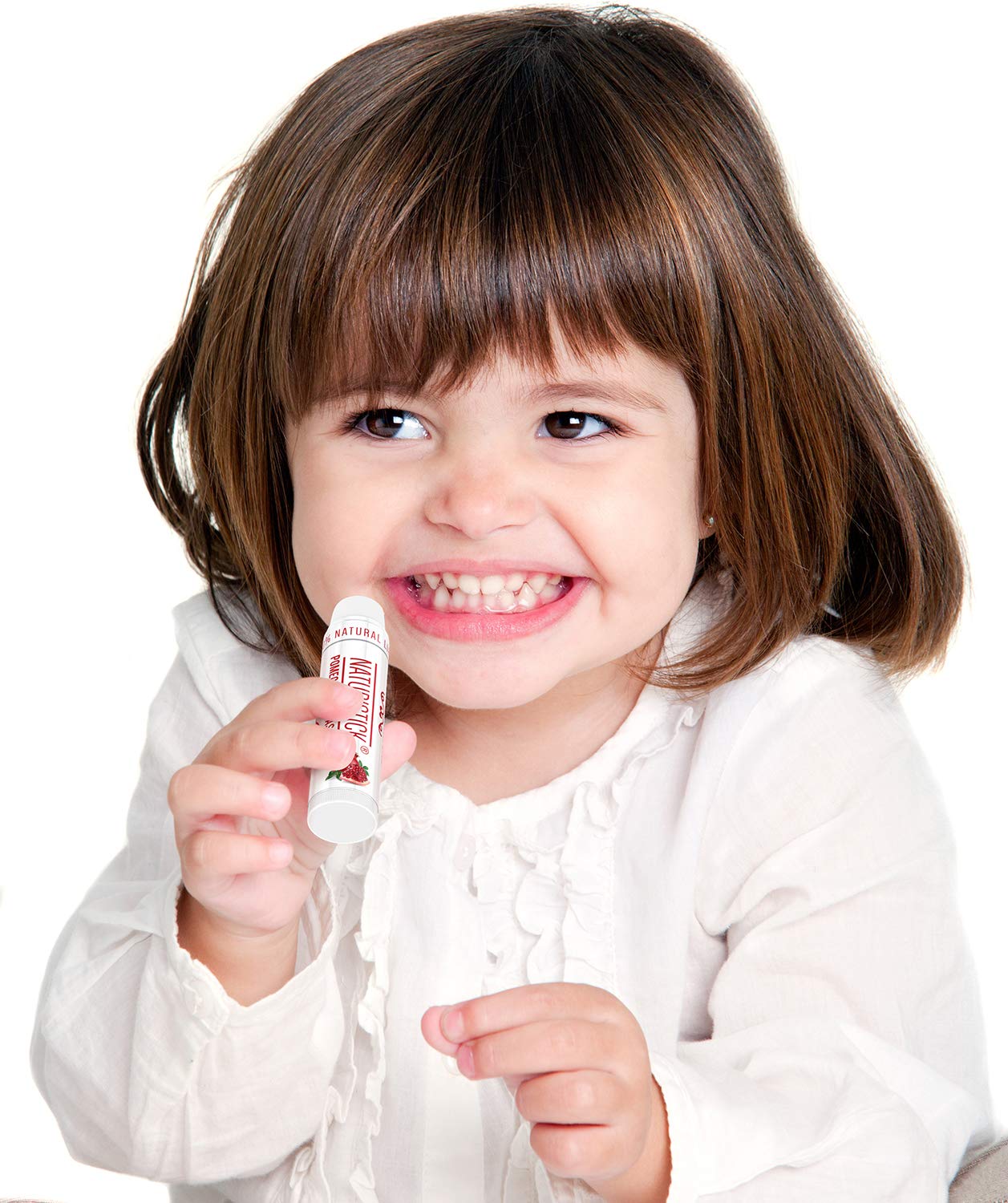 Naturistick Premium Beeswax Lip Balm for Dry, Chapped Lips | 100% Natural Lip Care | Coconut Oil, Shea Butter, Aloe Vera | Moisturizing, Chemical-Free Chapstick | 7 Pack Pomegranate | Made in USA