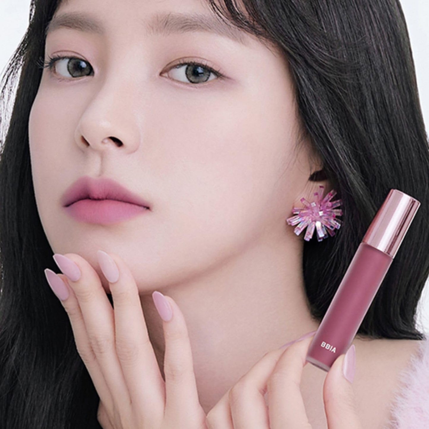 BBIA Last Velvet Tint - Soft & Creamy Matte Finish Lip Stain, Blur Effect with Velvety Texture, Long-Lasting, High Pigment, Lightweight, Non-Drying, Vegan, Korean Lip Makeup (V40 SUMMER ROSE)