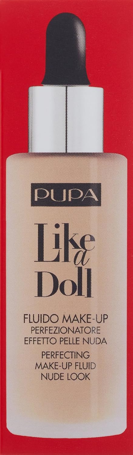 PUPA Milano Like A Doll Perfecting Make-Up Fluid, Sand 30 ml