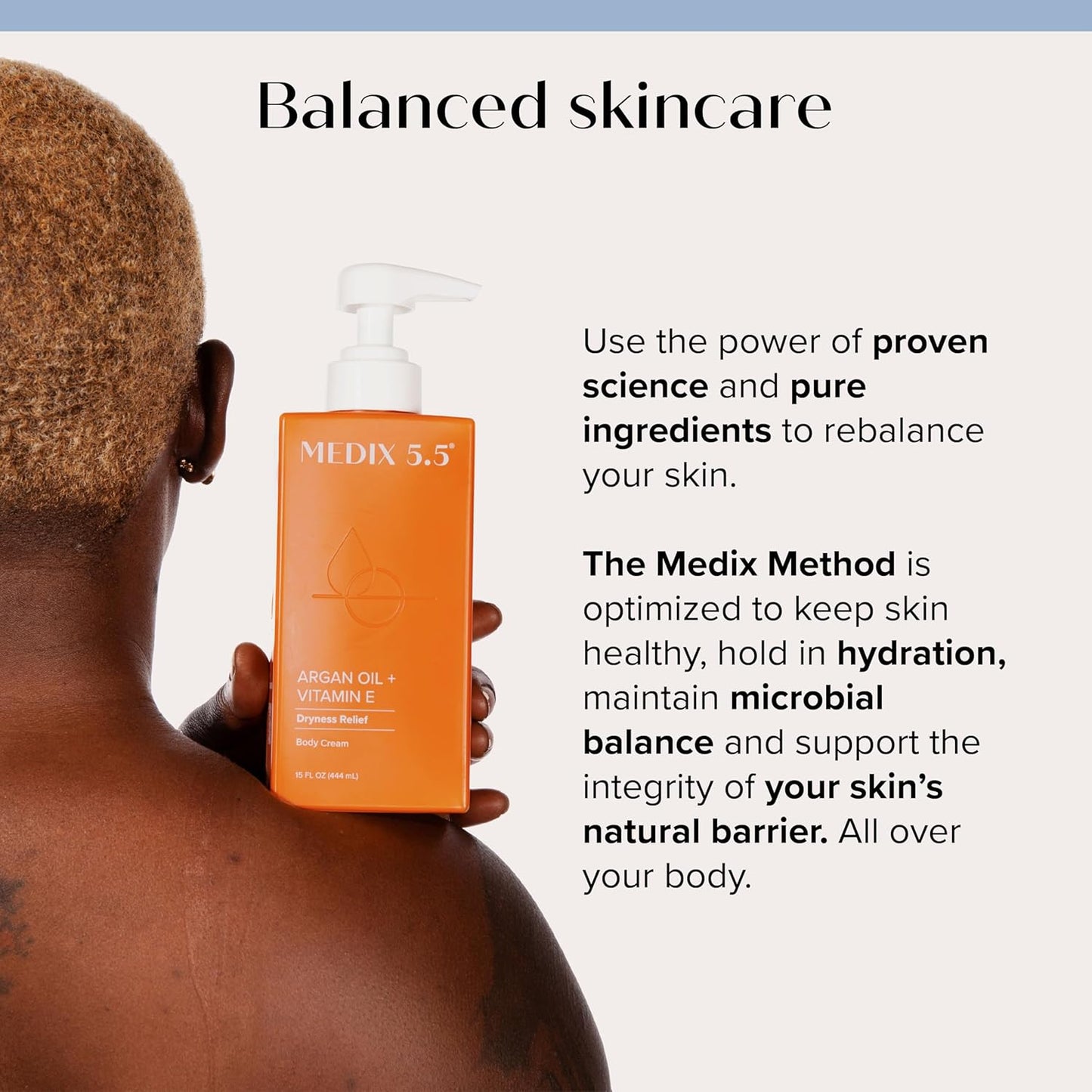 Medix 5.5 Argan Oil + Vitamin E Cream Anti Aging Skin Care Moisturizer Body Lotion For Women & Men | Firming Body Lotion Reduces Look Of Wrinkles, Cellulite, Crepey Skin, & Uneven Skin Tone, 2-Pack