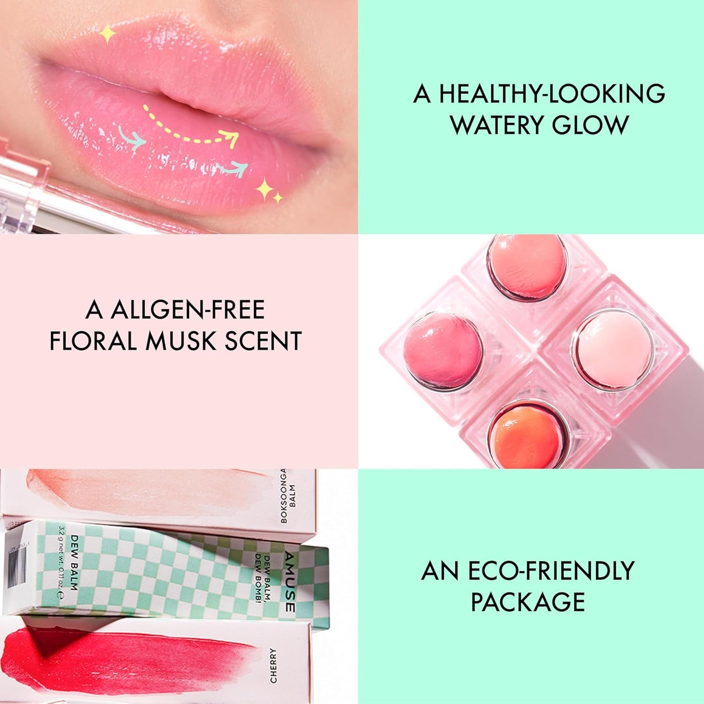 Amuse SEOUL DEW BALM 04 CHERRY