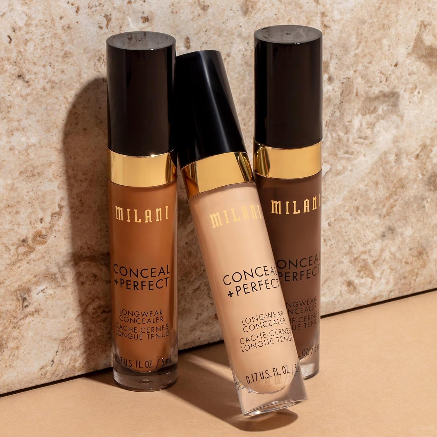 Milani Conceal + Perfect Longwear Concealer - Cool Cocoa (0.17 Fl. Oz.) Vegan, Cruelty-Free Liquid Concealer - Cover Dark Circles, Blemishes & Skin Imperfections for Long-Lasting Wear