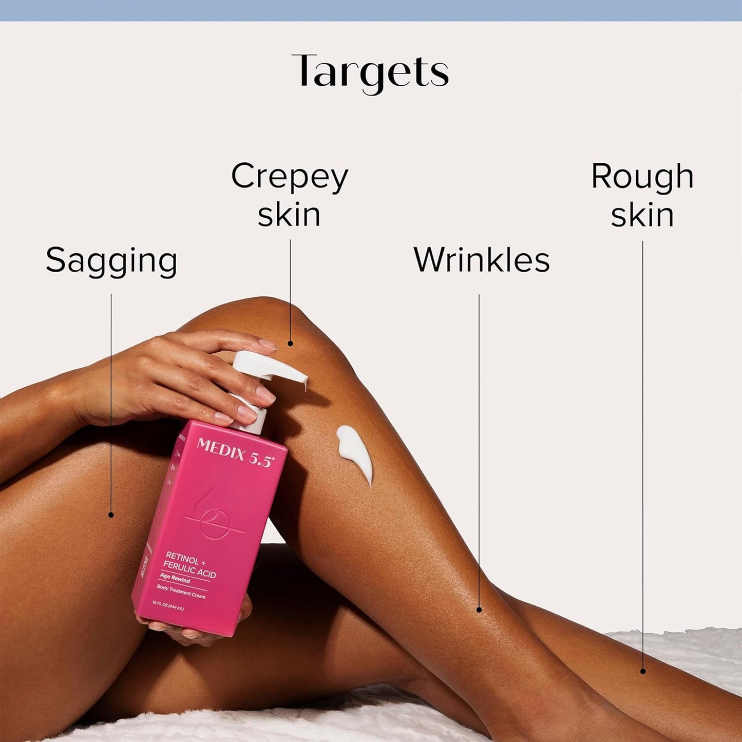 MEDIX 5.5 Exfoliating AHA Glycolic Acid Face & Body Scrub Cleanser + Retinol Moisturizing Body Cream Lotion Skin Care 2PC Set | Alpha Hydroxy Acid & Lactic Acid Foaming Body Wash & Face Wash, 2-PC