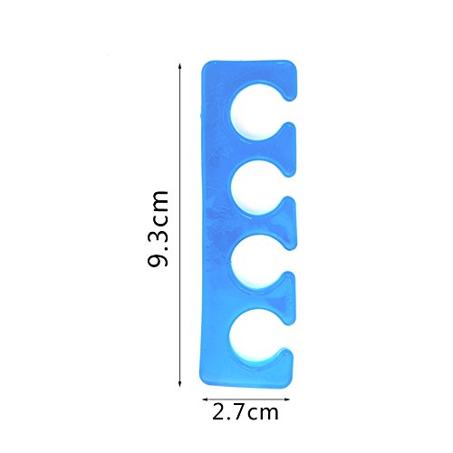 KADS 2pcs/pair Silicone Toe Separator Nail Art Manicure Finger Feet Care Braces Supports Nails DIY Tools