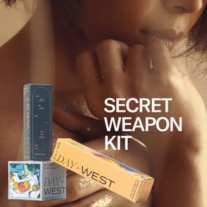 Day+West’s Secret Weapon Kit Skincare Gift Set | Three Sensitive Skin Essentials Including Hydrating Mist, Face + Neck Cream Moisturizer, Facial Oil | With Organic Prickly Pear, Calendula, Vitamin C