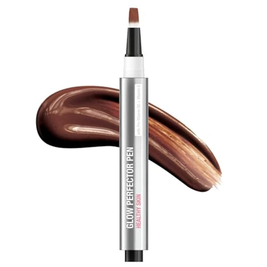 Neutrogena Healthy Skin Glow Perfector Pen, Lightweight Brightening Concealer Pen with Pro-Vitamin B5 & Vitamin E to Brighten Darkness & Dullness for a Natural, Radiant Highlight, Deep, 1 oz