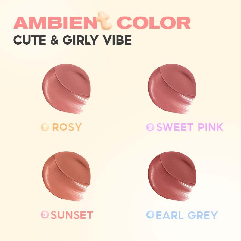 COLORKEY Soft Mist Multi-Purpose Cream | Lips & Cheeks | Eyes | Creamy | Moisturizing | Blendable Color (04 EARL GREY, 2.5g)