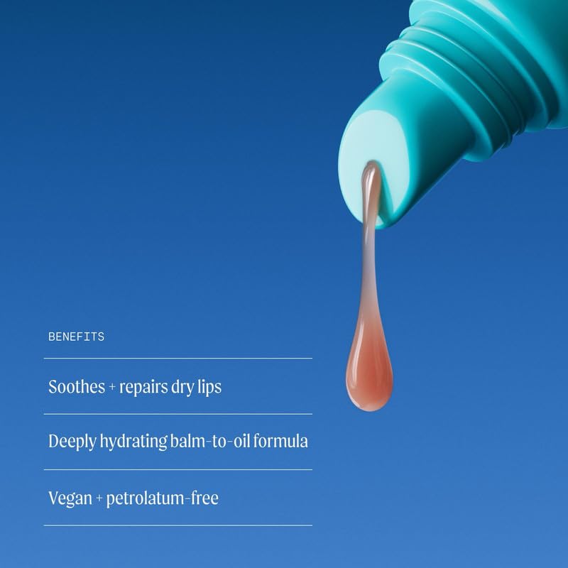 Kinship Supermelt Lip Plumping Jelly Mask - Moisturizing Daily Lip Treatment + Hyaluronic Acid - Hydrating + Exfoliating Lip Gloss - Soft, Smooth, Plump - Quick Melting Balm - Soothe Dry Lips (.3 oz)