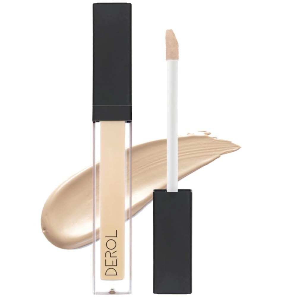 Liquid Concealer Makeup - Natural Coverage & Highly Pigmented Lightweight Concealers 6.5ml (02)