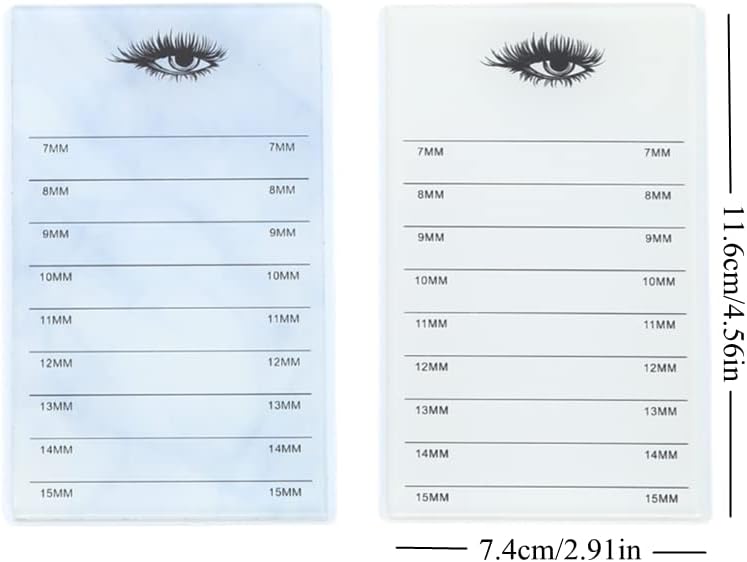 5 Layers Acrylic Eyelash Storage Box, Makeup Eyelashes Extension Close-Packed Display with 5 Pallets, Grafting False Eyelashes Glue Pallet Holder Display Organizer (5 Layers Marble White)