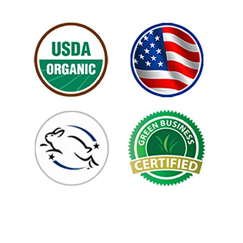 US Organic Palmarosa Essential Oil, USDA Certified Organic 100% Pure, Steam Distilled, Sourced from India (10 ml)