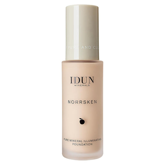 Liquid Norrsken Foundation - Silky Smooth Coverage - Luminous, Dewy Finish for Dry and Dull Skin - Water Resistant and Vegan Makeup - 203 Saga - Light Neutral - 1.01 oz