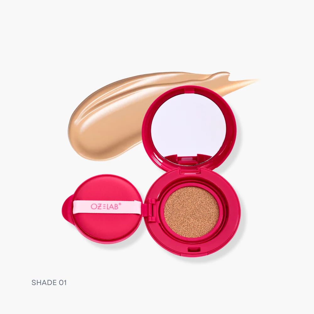 Beauty Pillow Pod Cushion Foundation Porcelain – Natural Matte Finish, Buildable Coverage, Paraben-Free, Portable Compact with Mirror and Puff,0.42 OZ /12G,pack of 1