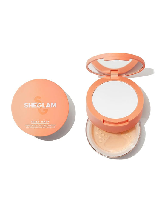 SHEGLAM Insta-Ready Face Powder Loose Under Eye Setting Powder - Natural Linen