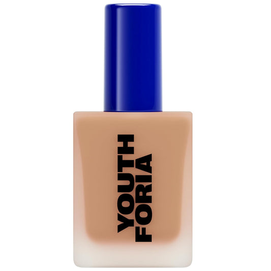 Youthforia Date Night Skin Tint Serum Foundation, Light-Medium Coverage, Hydrating Formula, Vegan & Cruelty-Free, 345 Medium - Neutral with Cool Undertones