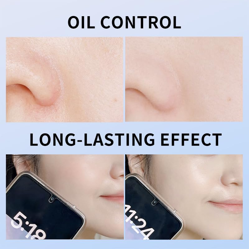 Oil Control Face Pressed Powder, Matte and Smooth Translucent Setting Powder for Women, Waterproof Long Lasting Finishing Powder, Lightweight Cosmetic Powder, Cruelty-free (01# Lvory White, 0.35Oz)