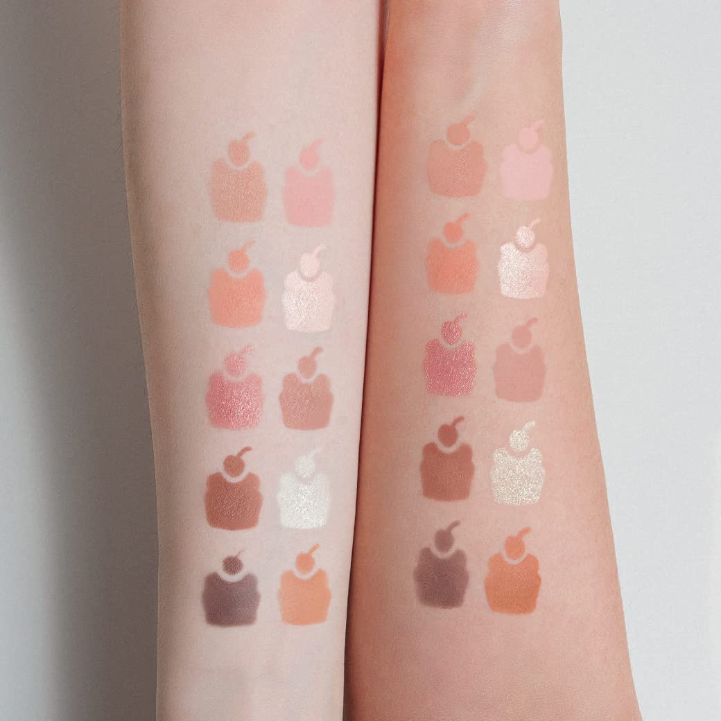 FreshO2 x Pony | Dessert Box Eyeshadow Palette |10 special colors| Made In Taiwan | Vegan Cruelty Free