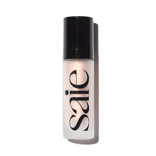 Saie Glowy Super Gel - Hydrating Makeup Primer and Illuminating Glow Serum Enriched with Vitamin C and Squalane Oil - All-Over Liquid Highlighter Makeup for Instant Glass Skin - Starglow (1 oz)