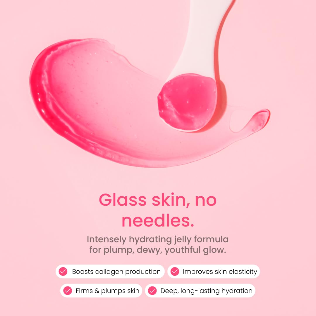 QUIA Collagen Jelly Cream – Lightweight Gel Moisturizer for Glowing, Plump Skin – With Niacinamide and Peptides – Korean Skincare for Daily Hydration