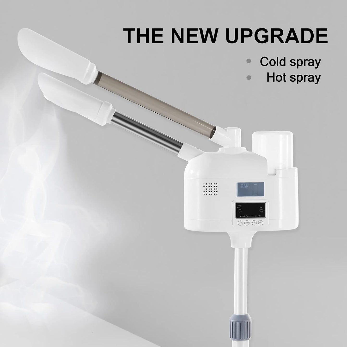 Professional 2 in 1 Facial Steamer Upgrade Esthetician Steamer with hot & Cold Nozzle Beauty Salon Spa