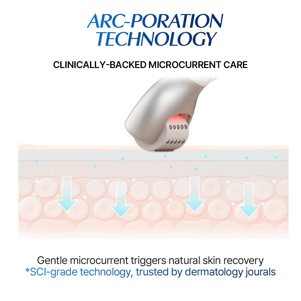 CELORABY Potension Penta-Shot Glass Skin Glow Booster Korean Skin Care Device 5-in-1 Total Care for Enhanced Absorption, Intensive Pore Care, Needle Free, Professional Skincare Comfortably at Home