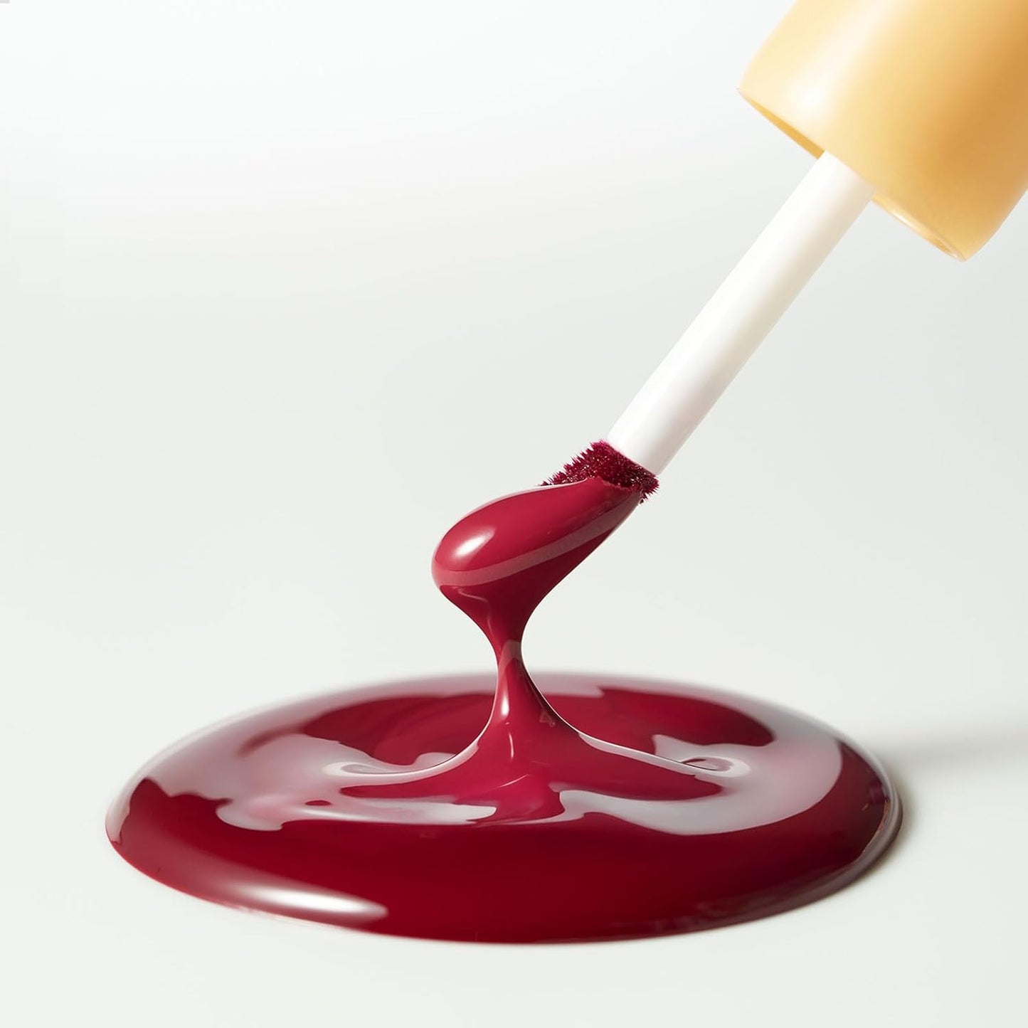 Laka Fruity Glam Lip Tint Mini, Glowing Lip Stain with Wide Color Spectrum, Hydrating & Lightweight Texture, Long-Lasting Bold Stain, Non-Sticky, Vegan, K-Beauty (#112 Ping-pong)