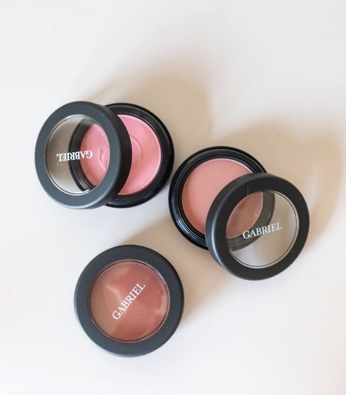 Gabriel Cosmetics Blush (Petal - Pale Pink Nectar/Warm Matte), Natural, Paraben Free, Vegan, Gluten-free, Cruelty-free, Non GMO,enhanced with Sea Fennel, creamy and natural finish, 0.1 oz.