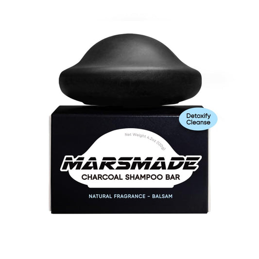 Charcoal Shampoo Bar 2.0 - Hydrating & Moisturizing Natural Hair Soap Bar Shampoo for Excess Oil Build-Up & Scalp Nourishment - Bathing Soap Solid Shampoo for All Hair Types (120g, 4.23oz)