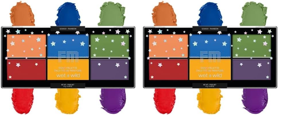 wet n wild Fantasy Makers Paint Palette Rainbow (Pack of 2)