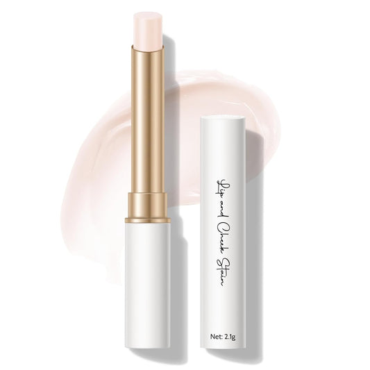 KYDA PH-Activated Lip and Cheek Stain, PH Color Changing Formula for Lasting Custom Lip Color, Keep Lips Soft and Moisturizing with Avocado Oil, Multiuse Color Balm, WHITE