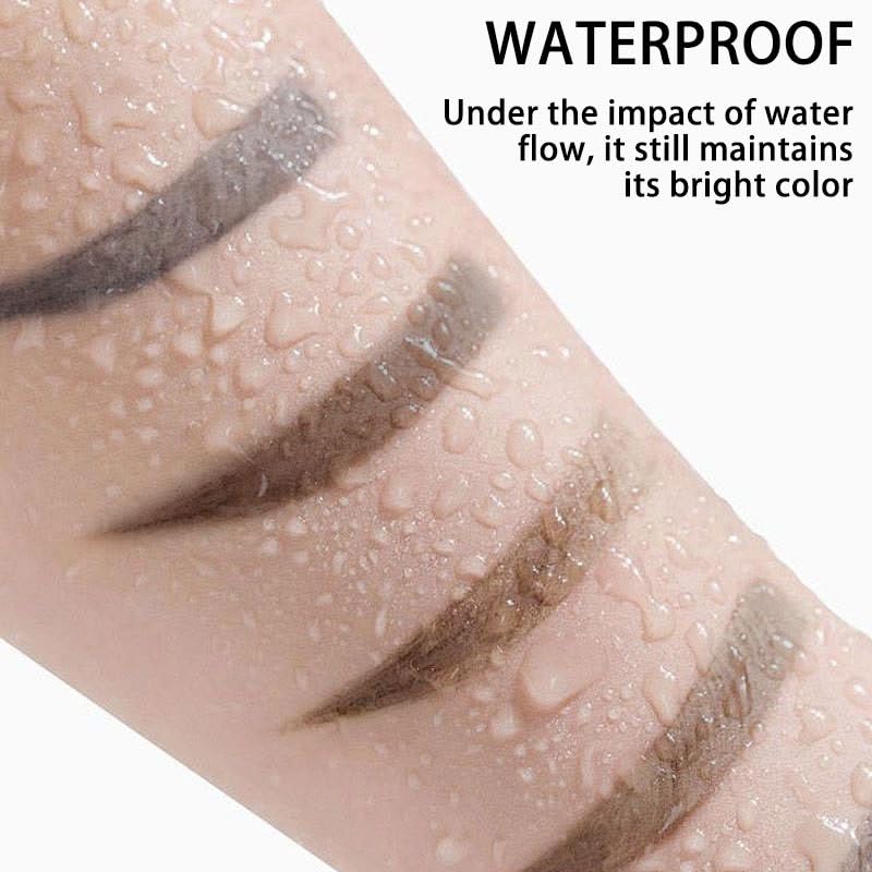2pcs Dark Brown Tattoo Eyebrow Gel Tinting, Waterproof & Transfer-proof for Fuller Brows, Suitable for All Skin Types (Brown, 2Pcs)