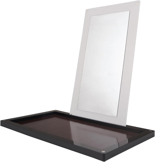 Acrylic empty Magnetic Eyeshadow Palette Makeup Palette empty with glass mirror DIY depotting palette for Eyeshadow dABL2-1(1 layer))