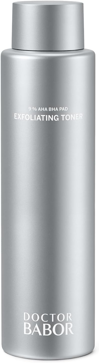 Doctor BABOR Exfoliating Toner | Facial Toner for Blemished and Oily Skin | Anti-Pimples and for Finer Pores | with AHA, BHA and PAD | 200 ml