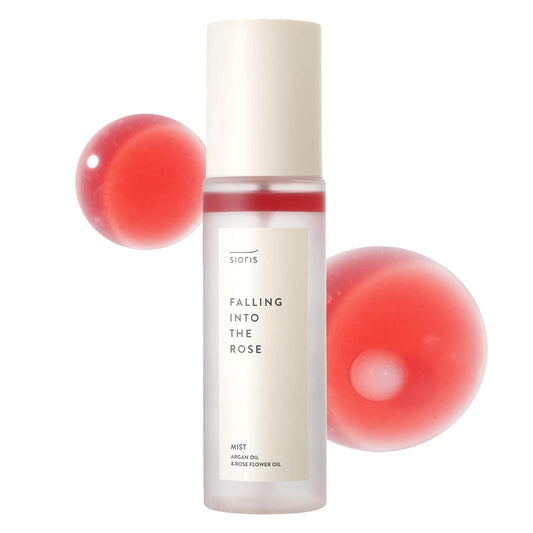 SIORIS Falling Into The Rose Mist 3.38 Fl Oz 3in1 Multi-Care Toner+Mist+Serum for Hydration & Oil Balance Certified by Cosmos Organic and Vegan Korean Skincare