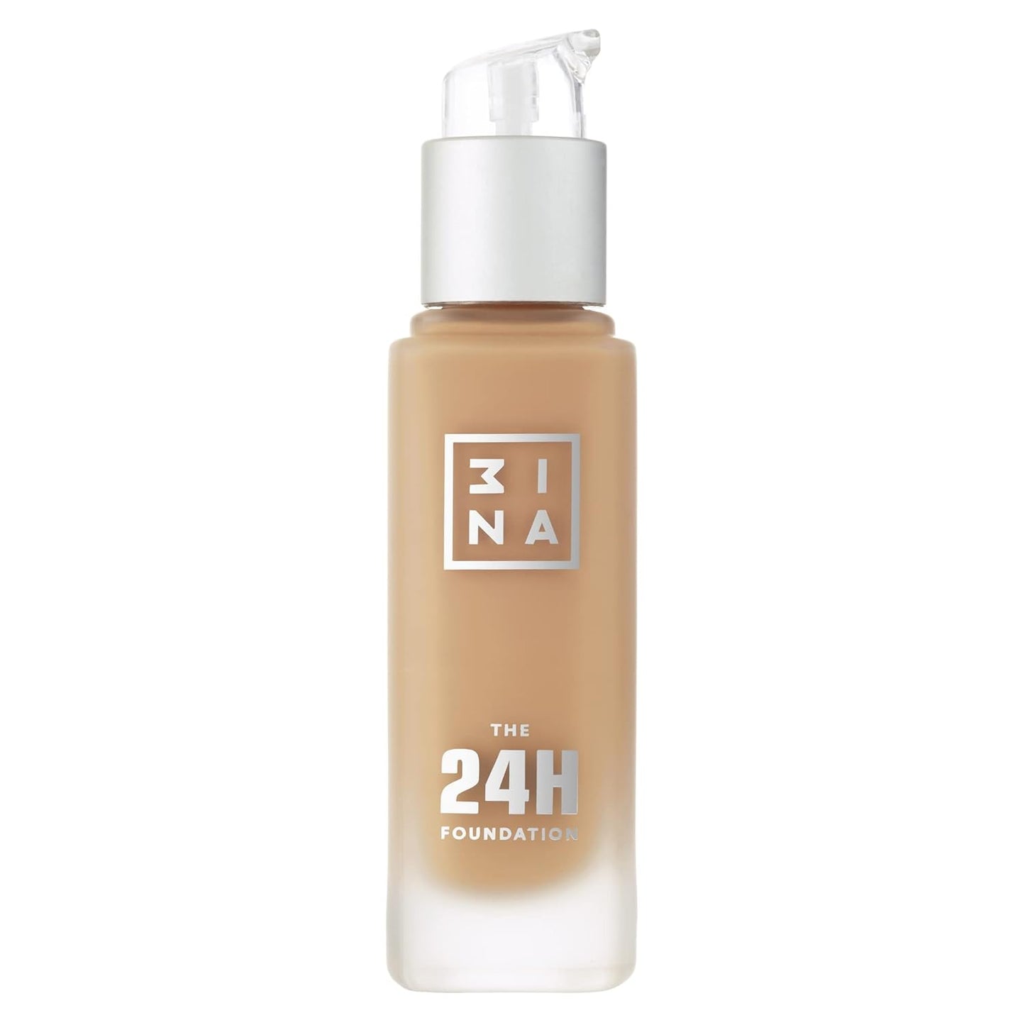 3INA The 24H Foundation 645-24H Long-Wearing Formula - Medium To High Buildable Coverage - Smooth Matte Finish - Expanded Shade Selection - Waterproof, Cruelty Free, Vegan Makeup - 1.01 Oz