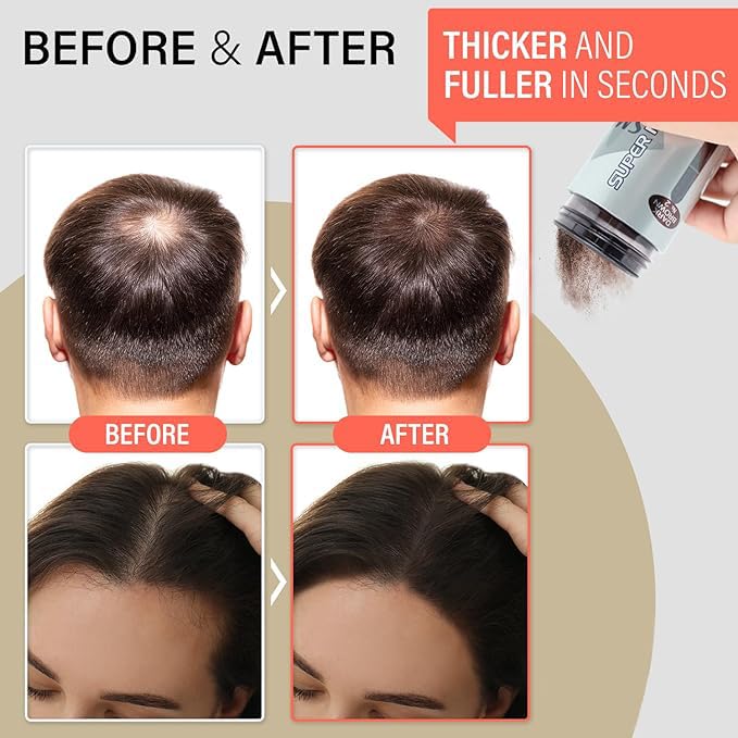 SMH Hair Fibers MADE IN JAPAN – Instantly Conceals Thinning Hair –Long-Lasting – Sweat, Water & Wind Resistant – Hair Loss Solutions For Men & Women (Dark Blond, 15g)