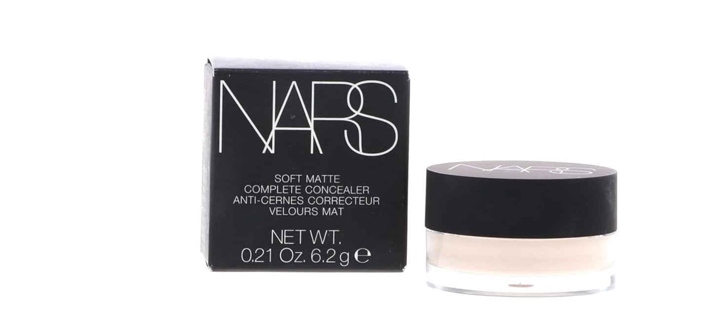 NARS Soft Matte Complete Concealer Chantilly - for fair skin with neutral undertones, Natural, 0.21 Ounce (Pack of 1), C-NA-062-03