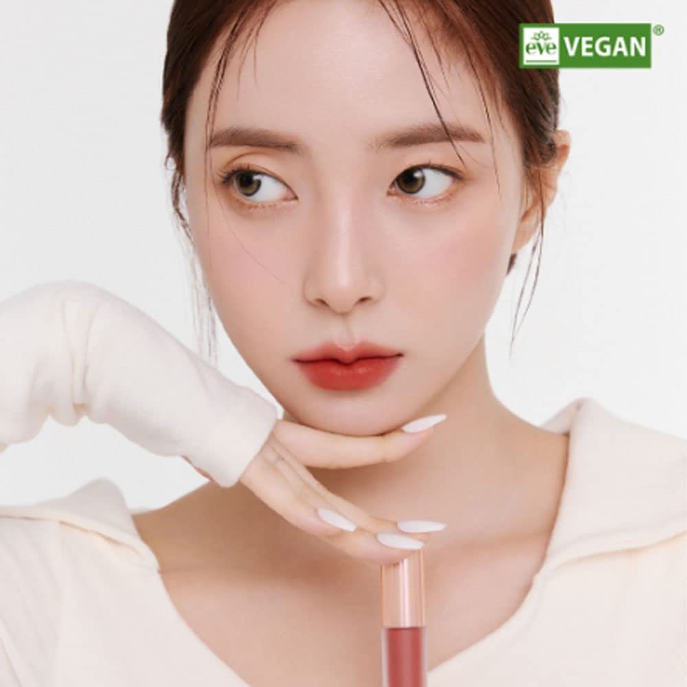 BBIA Last Velvet Tint - Soft & Creamy Matte Finish Lip Stain, Blur Effect with Velvety Texture, Long-Lasting, High Pigment, Lightweight, Non-Drying, Vegan, Korean Lip Makeup (V16 MORE GRACEFUL)