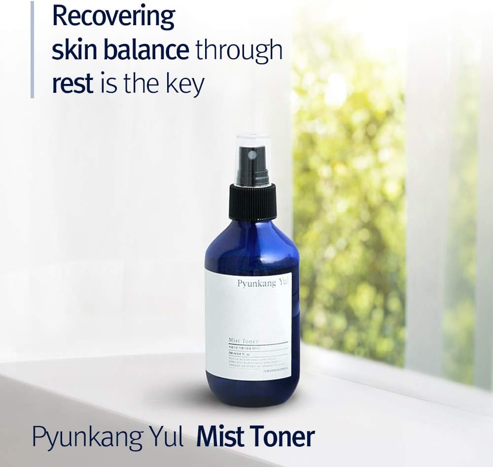 Pyunkang Yul Facial Mist Toner 3.4 Fl. Oz - Face Moisturizer Skin Care Korean Spray Toner for Oily and Combination Skin Types - Astringent for Face Certified as a Zero-Irritation - Watery Texture