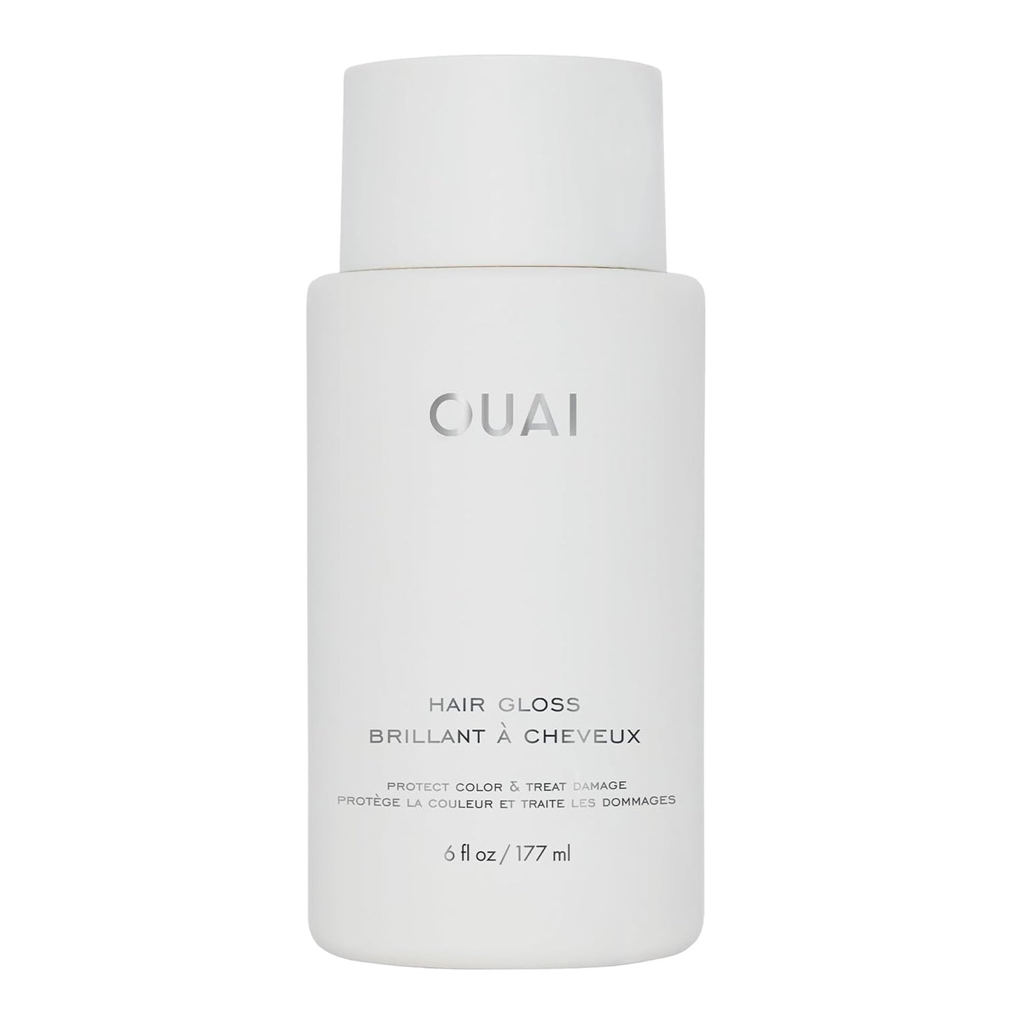 OUAI Hair Gloss - In-Shower Shiny Hair Treatment & Glaze with Frizz Control - Heat Protectant Infused with Hyaluronic Acid, Rice Water & Panthenol - Paraben, Phthalate & Sulfate Free (6 Oz)