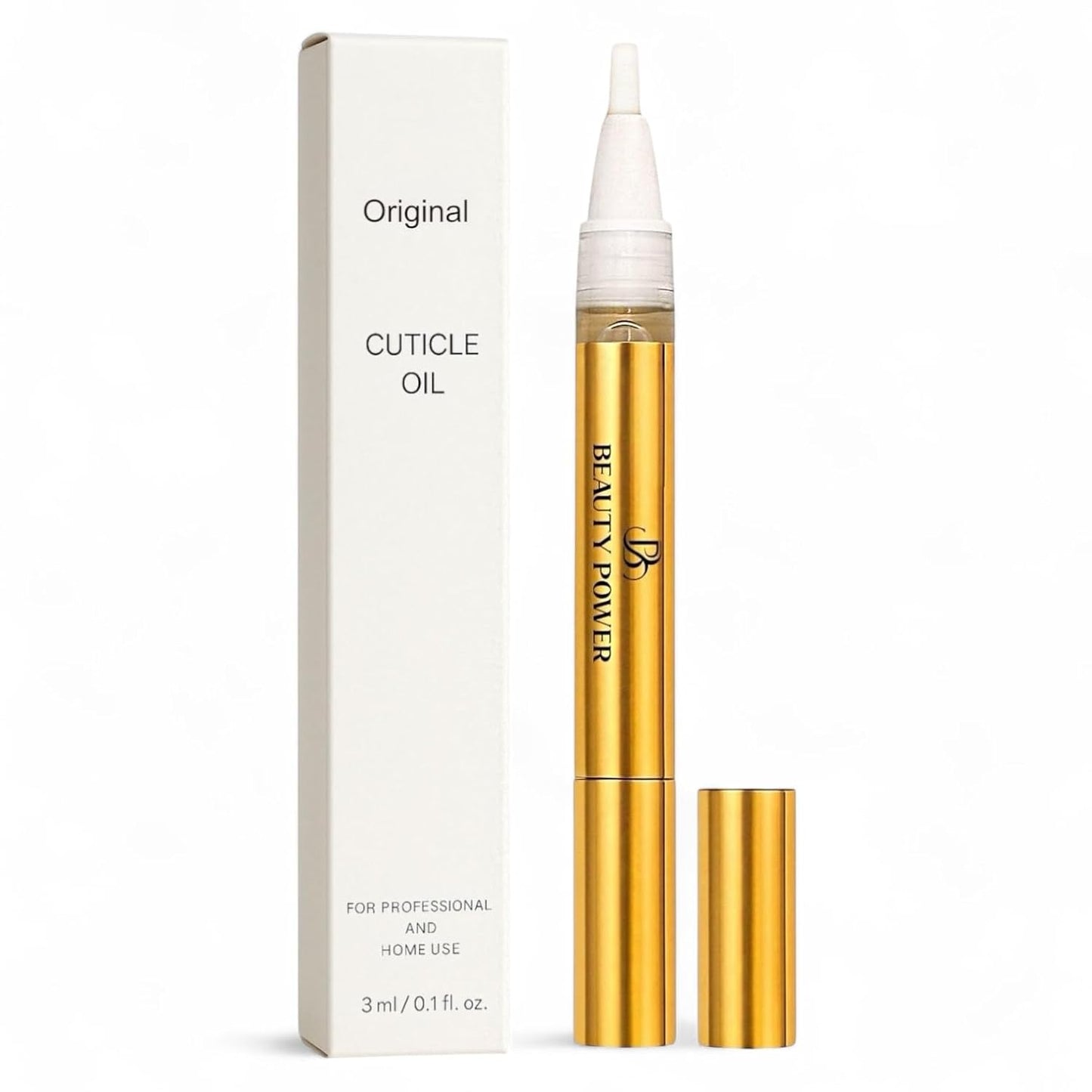 Nail Oil Cuticle Pen - Fragrance Free - Nail Strengthener & Growth Serum with Vitamin A, D, E, B5, Grapeseed & Natural Oils - Repair for Brittle, Peeling, Thin Nails (No Scent)